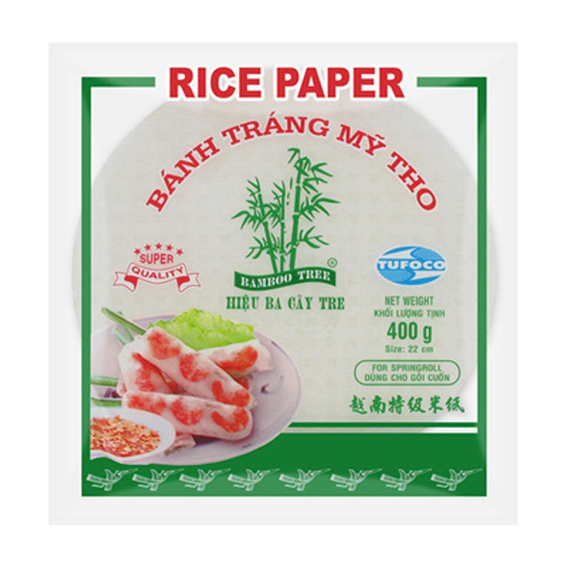 BAMBOO TREE Reispapier Sommerrolle Rund 22 cm 400g