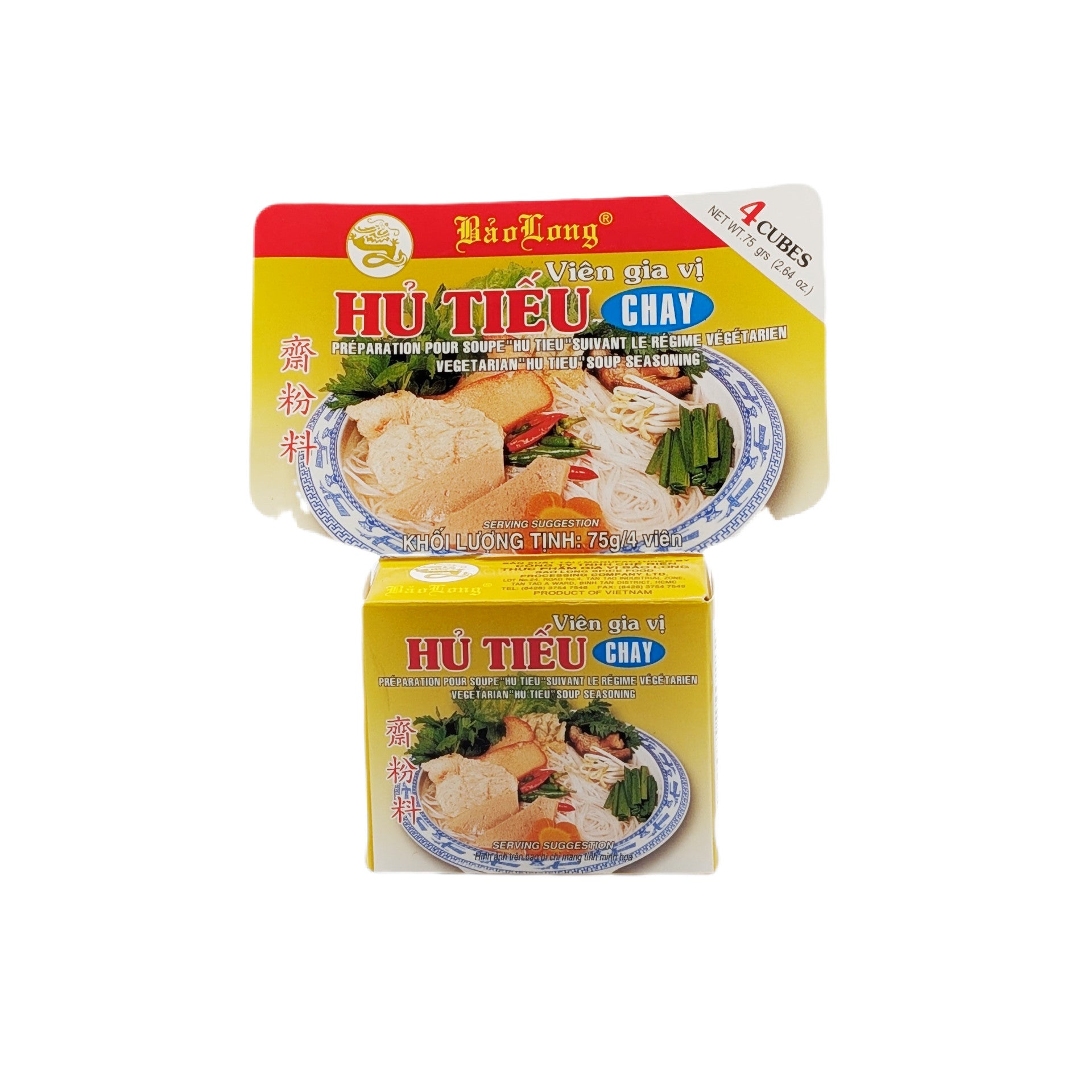 Bao Long Vegane „Hu Tieu“-Suppenwürzmischung 75g