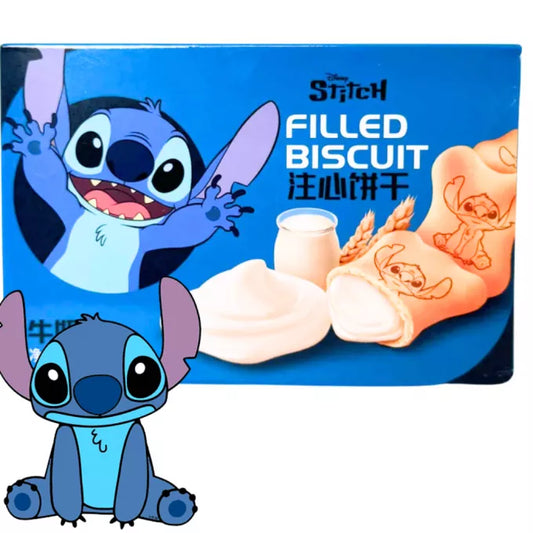 BINQI Stitch Weißes Schokoladenherz-Kekse 40g