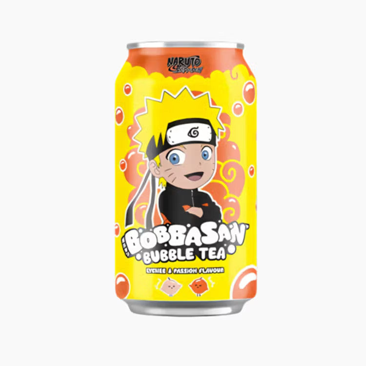 BOBBASAN Bubble Tea, Naruto, Lychee & Passionfruit Geschmack, Naruto 320ml