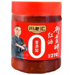 CHUAN LAO HUI Bohnenpaste im Chiliöl, Sichuan Art 500g
