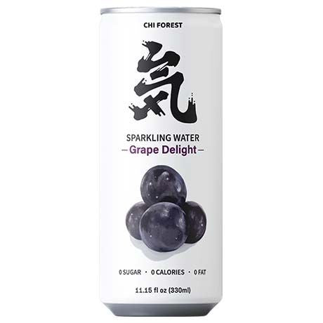 CHI FOREST Sprudelwasser Grape Delight Dose 330g