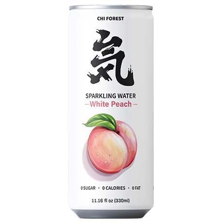 CHI FOREST Sprudelwasser Weißer Pfirsich Dose 330g