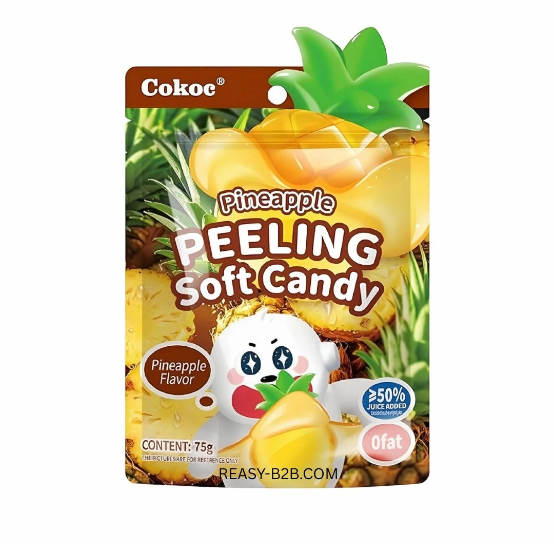 COKOC Schälbare Gummibärchen Ananas 75g
