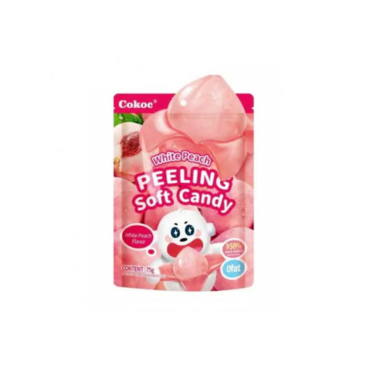COKOC Schälbare Gummibärchen weißer Pfirsich 75g