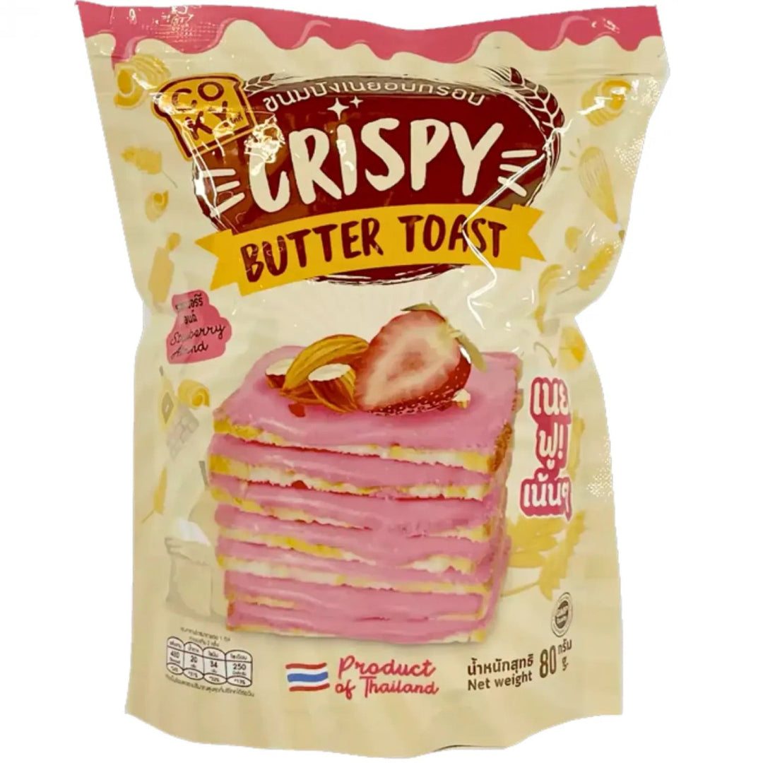 COKY Knuspriger Erdbeer-Mandel-Toast 80g