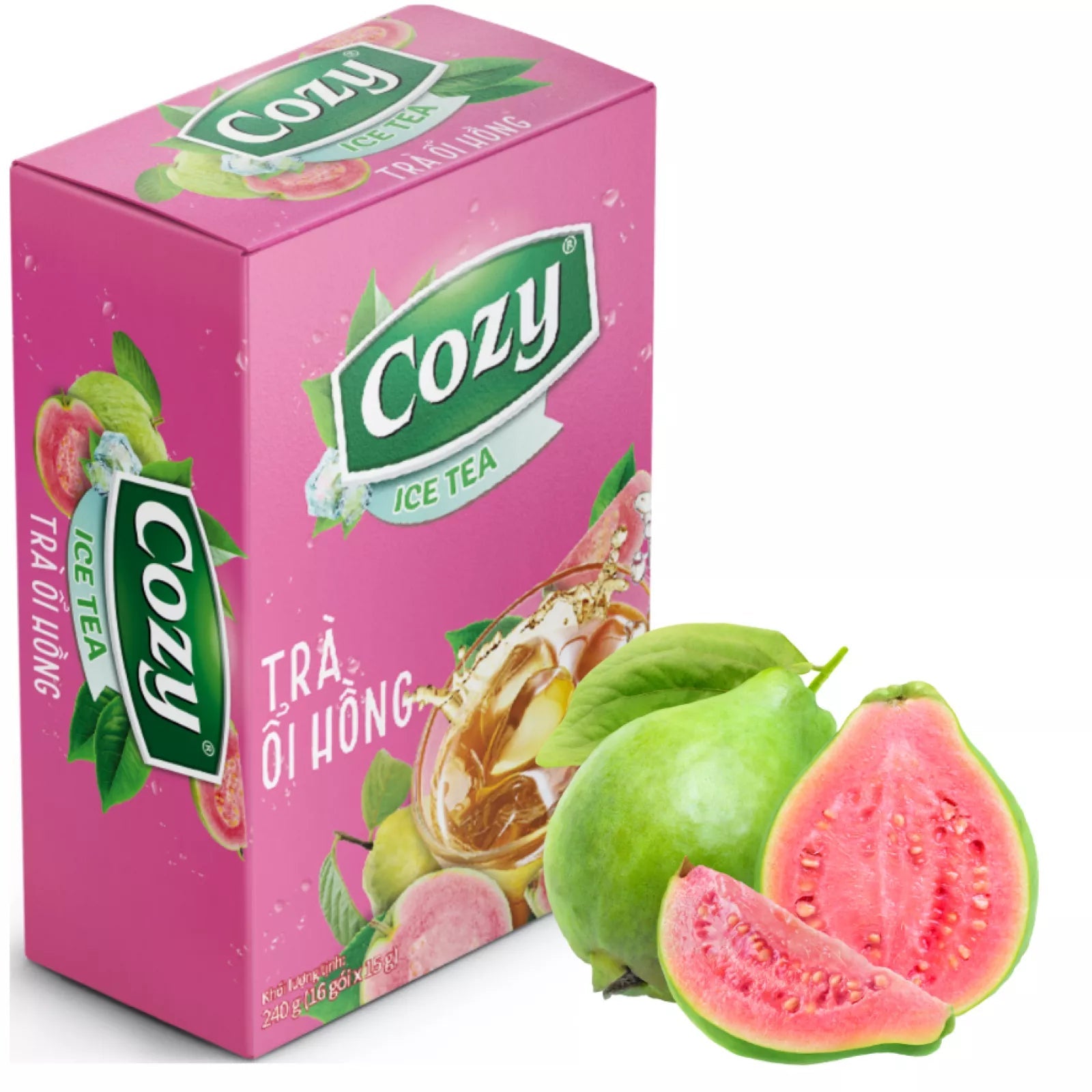COZY Pinke Guave Eistee 240g