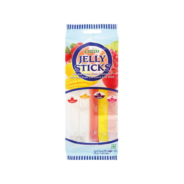 Cozzo Gelee Stäbchen Fruchtgeschmack (Jelly Straw) 100g