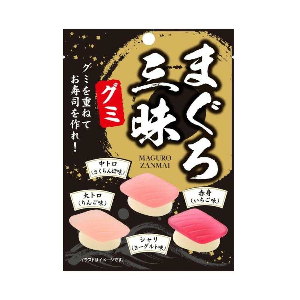 CREET Gummibärchen-Sushi Kirsche / Apfel / Erdbeere 60g
