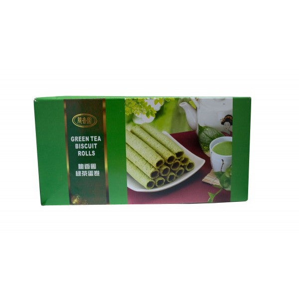 CRISPY FRAGRANCE GARDEN Grüner Thee Keksröllchen 124g