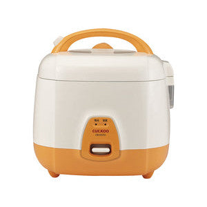 CUCKOO Reiskocher | 0,54 L elfenbeinfarbig-orange | 3 CUPS