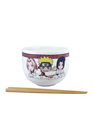 JUST FUNKY Naruto Shippuden Ramen-Schüssel mit Stäbchen Team Seven 414 ml