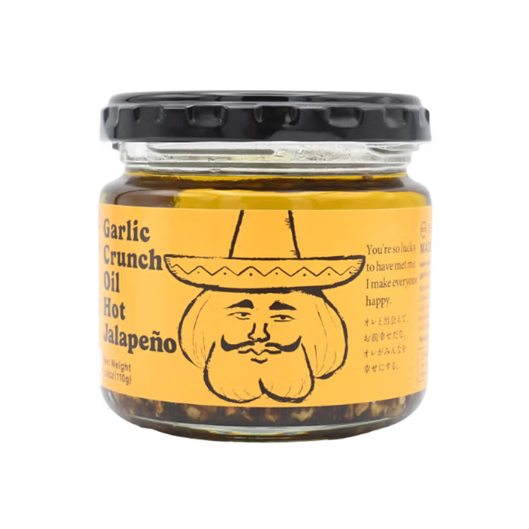 ODAWARAYA Knuspriges Knoblauch Öl Jalapeño 110g