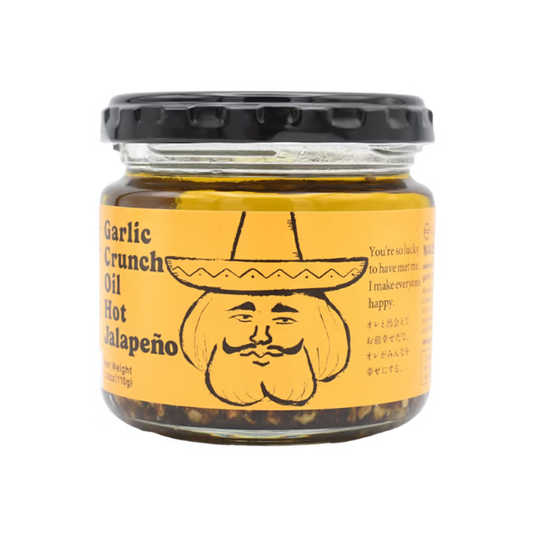 ODAWARAYA Knuspriges Knoblauch Öl Jalapeño 110g