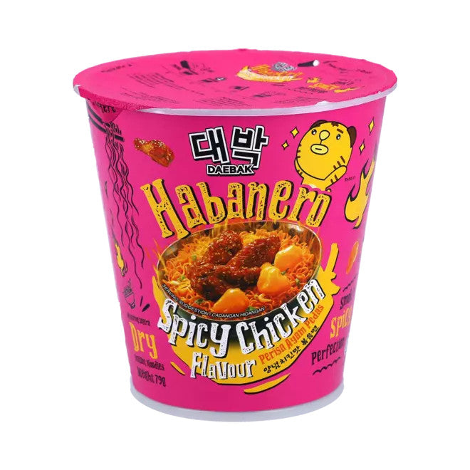 Daebak Habanero-Nudeln – Scharfes Hähnchen – Becher 79g