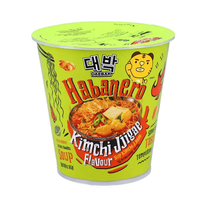 Daebak Habanero-Nudelsuppe – Kimchi-Jjigae – Becher 79g