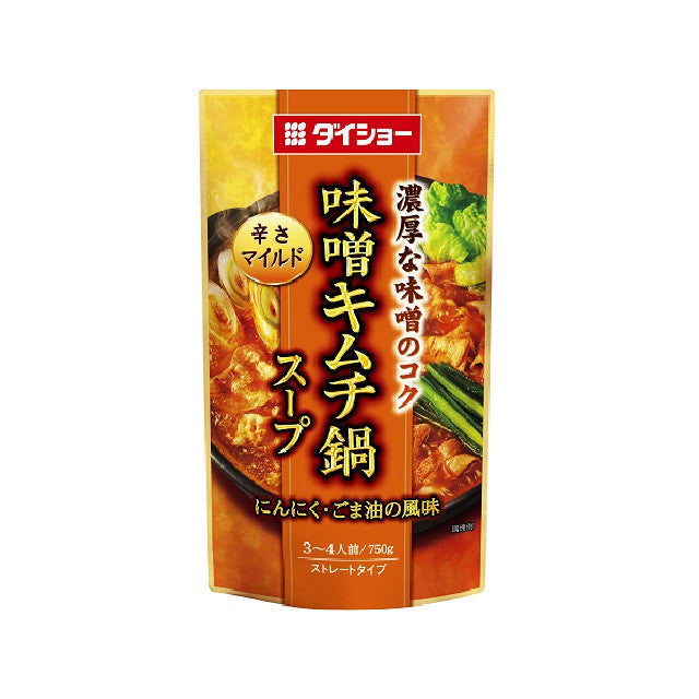 Daisho Hot pot Suppenbasis, Miso und Kimchi Geschmack 750g