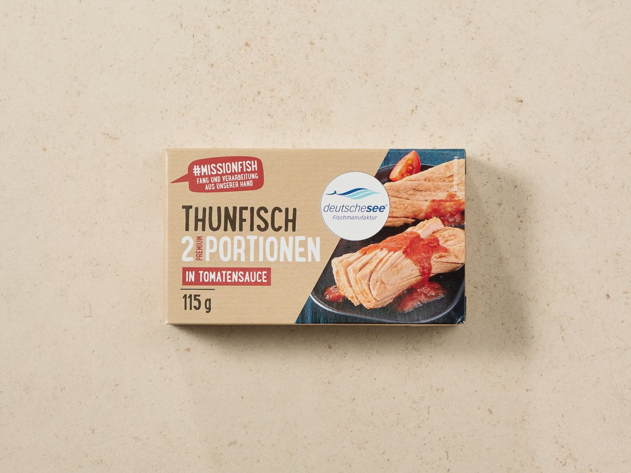 Deutsche See Thunfisch-Filet in Tomatensauce 115g