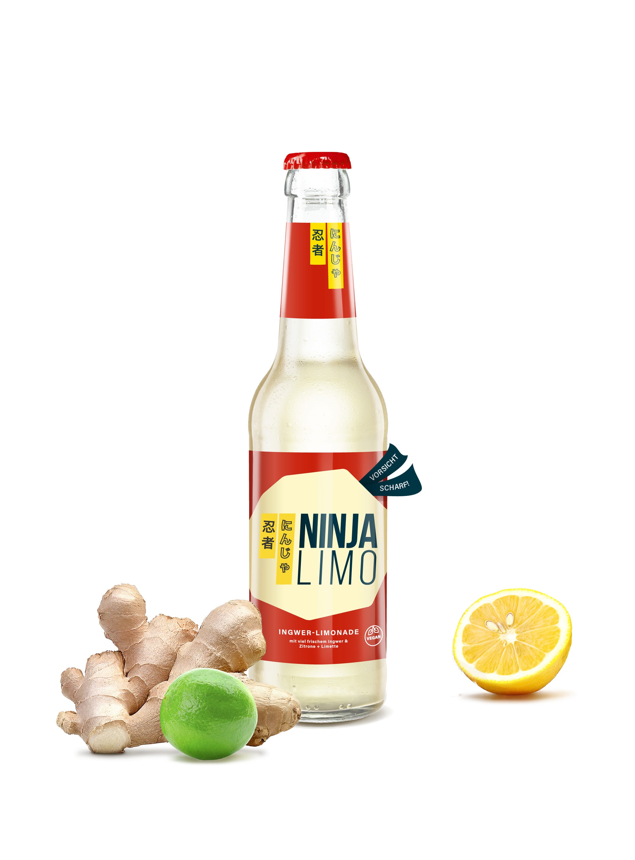 Doyobi Ninja Limo Ingwer-Limonade, 330ml
