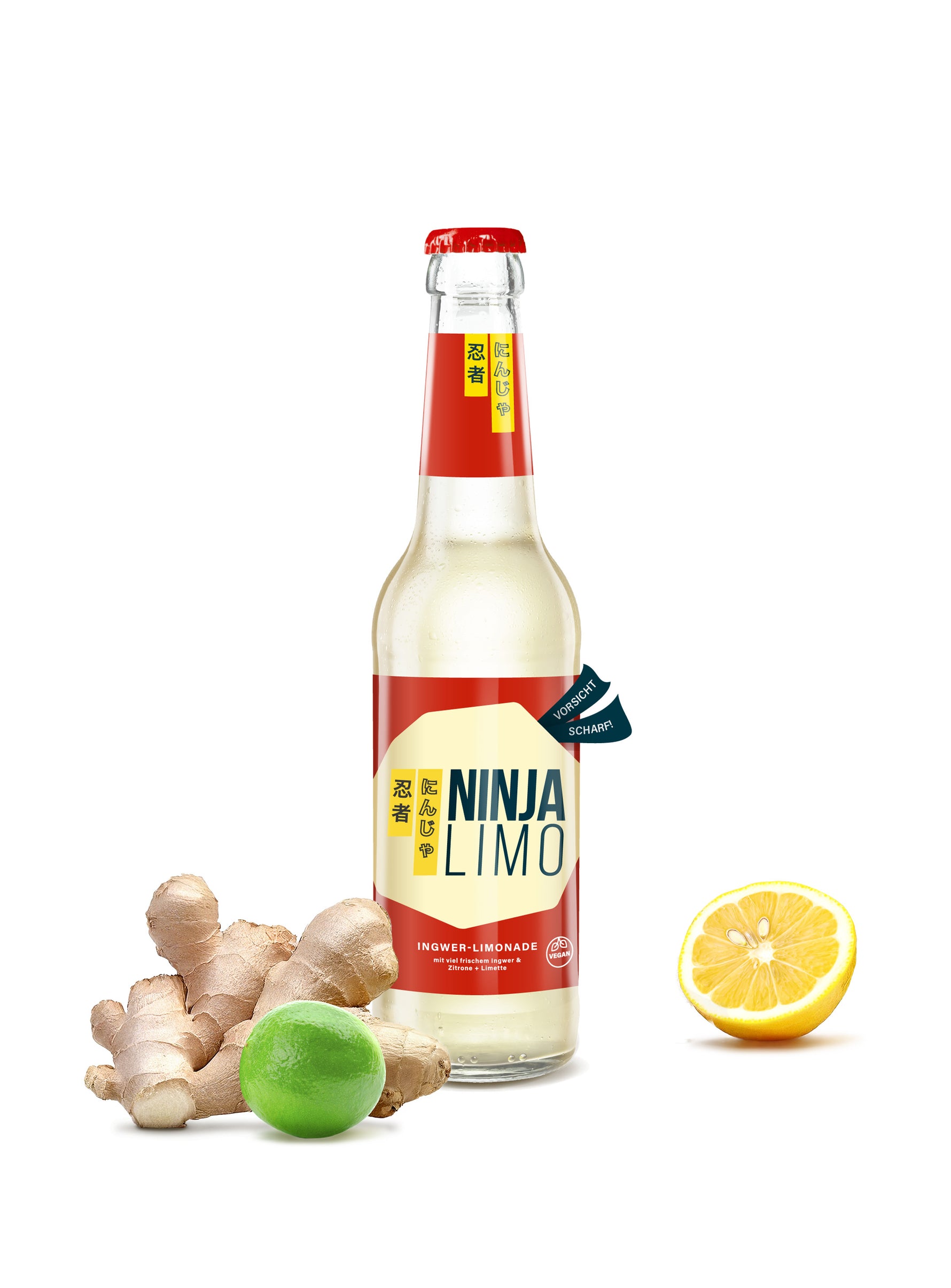 Doyobi Ninja Limo Ingwer-Limonade, 330ml