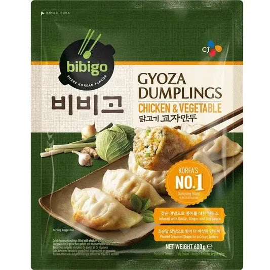 BIBIGO Dumpling mit Huhn und Gemüse Gyoza Mandu 0.6kg