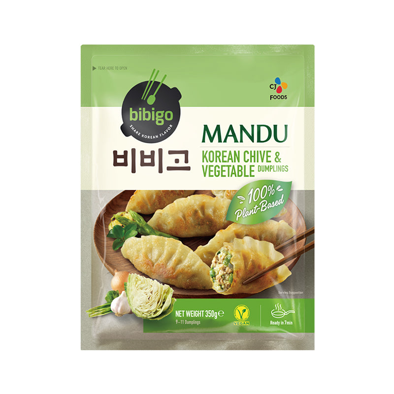 BIBIGO Dumpling mit Schnittlauch und Gemüse, vegan, Gyoza Mandu 350g