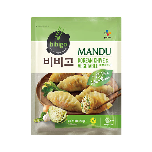 BIBIGO Dumpling mit Schnittlauch und Gemüse, vegan, Gyoza Mandu 350g