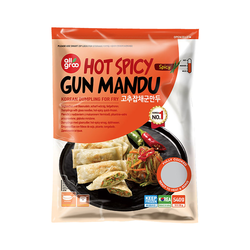 ALLGROO Dumpling Vermicelli, scharf, zum Braten Gun Mandu 0.54kg