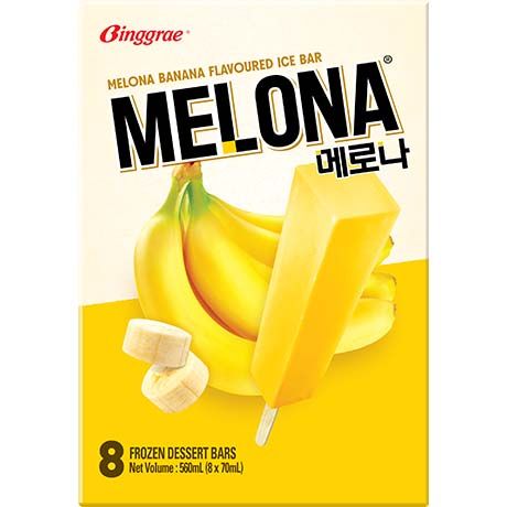 BINGGRAE Melona Bananeneis am Stiel 0.56kg