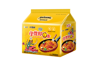 BAIXIANG Gebratene Nudeln mit Flusskrebsgeschmack 0.57kg