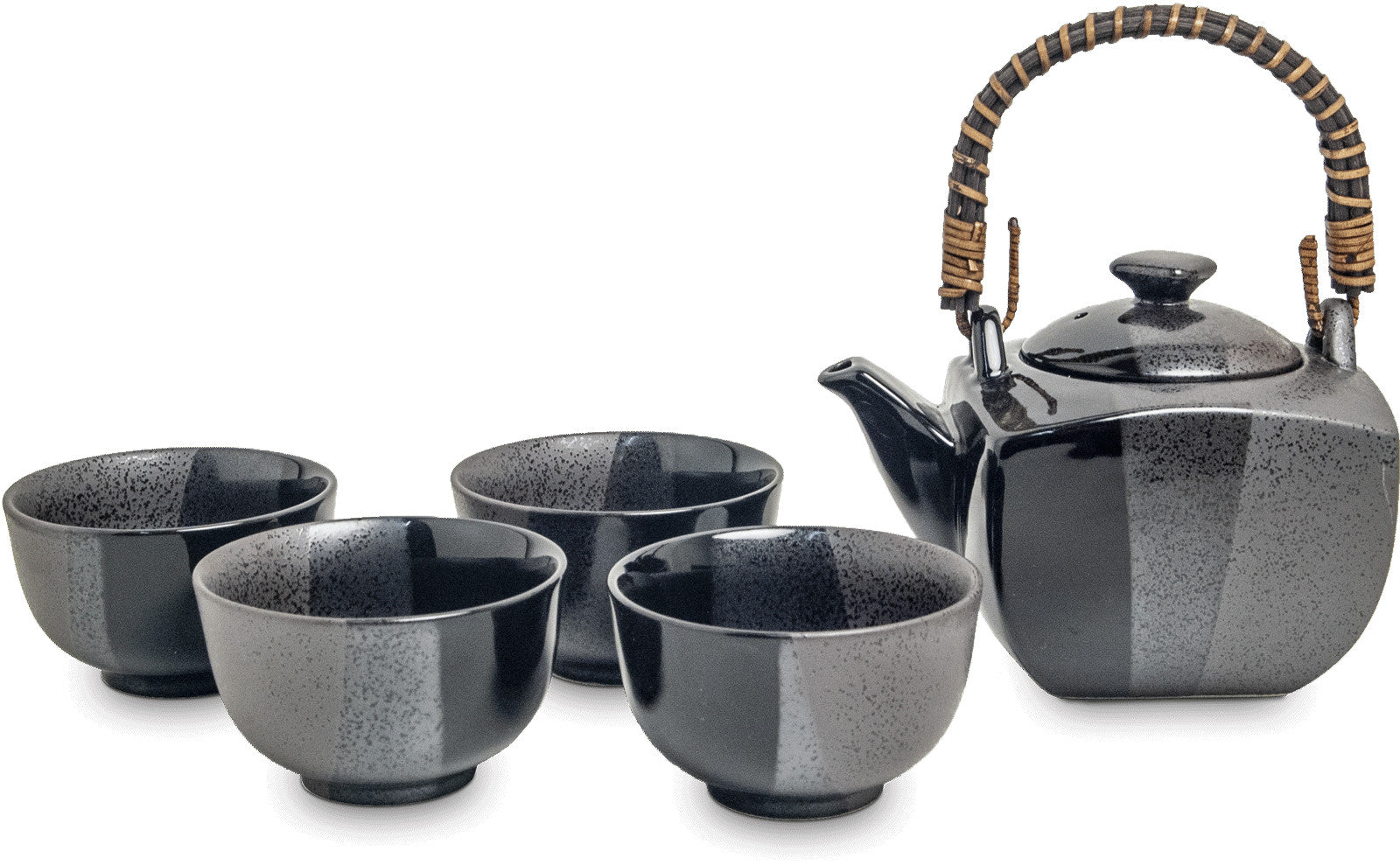 Edo Tee Set Schwarz 600ml
