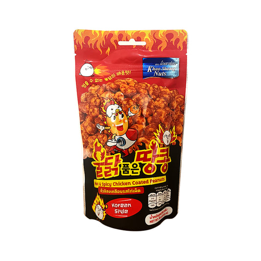 KHAO SHONG Erdnüsse mit Spicy Chicken Geschmack 80g