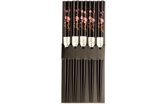 - Essstäbchen Japanisch Schwarz