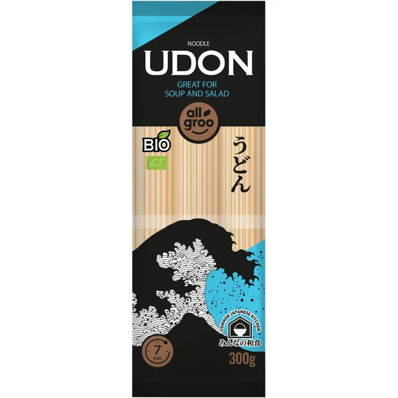ALLGROO Bio Weizennudeln, Udon 300g