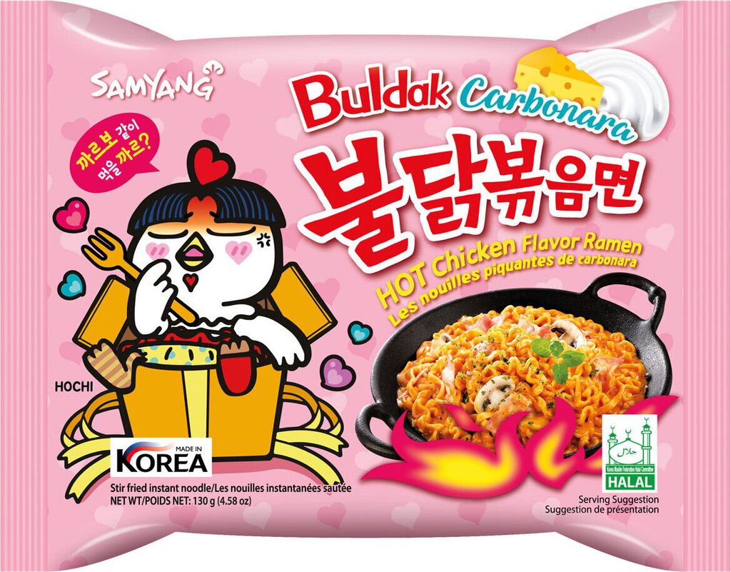 SAMYANG Buldak - Instant-Nudeln Scharfes Huhn Carbo 130g
