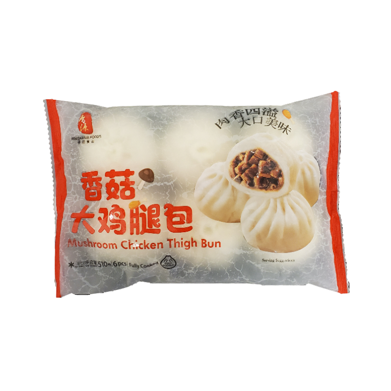 FRESH ASIA Brötchen - Hähnchenschenkelfüllung mit Pilzen 0.51kg