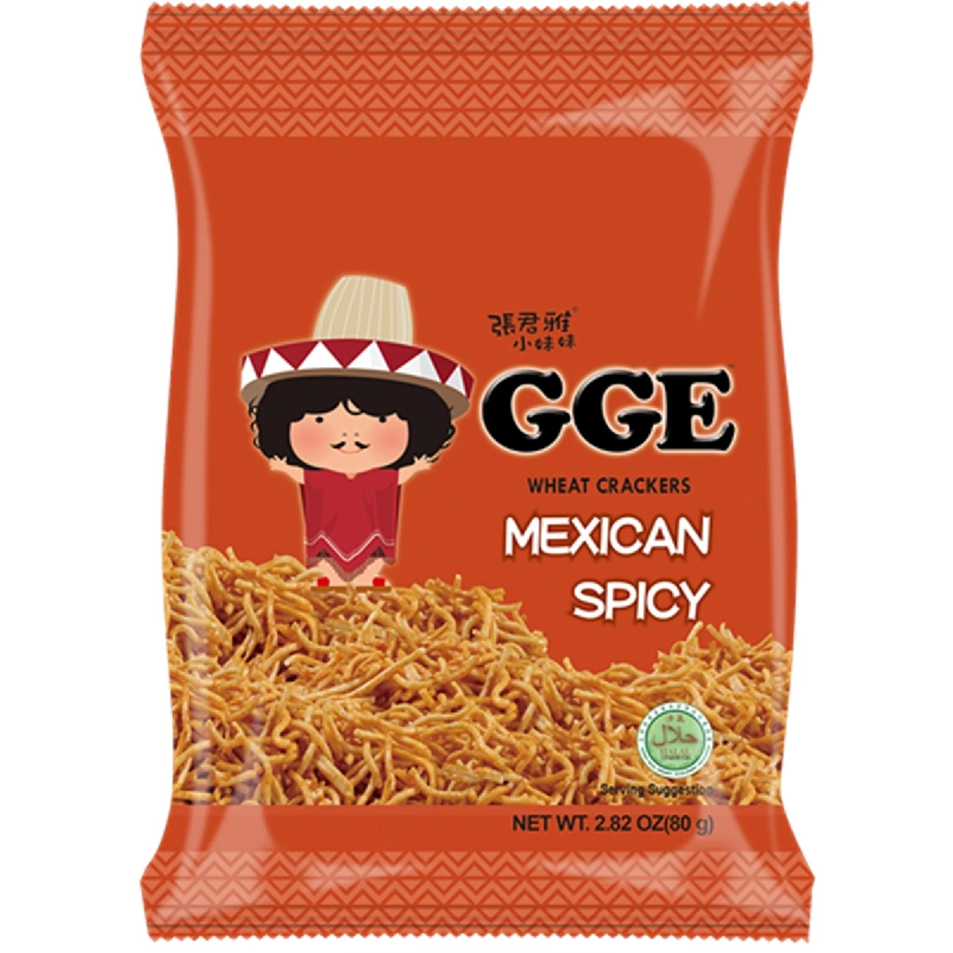 GGE Mexikanisches scharfer Weizencracker 80g