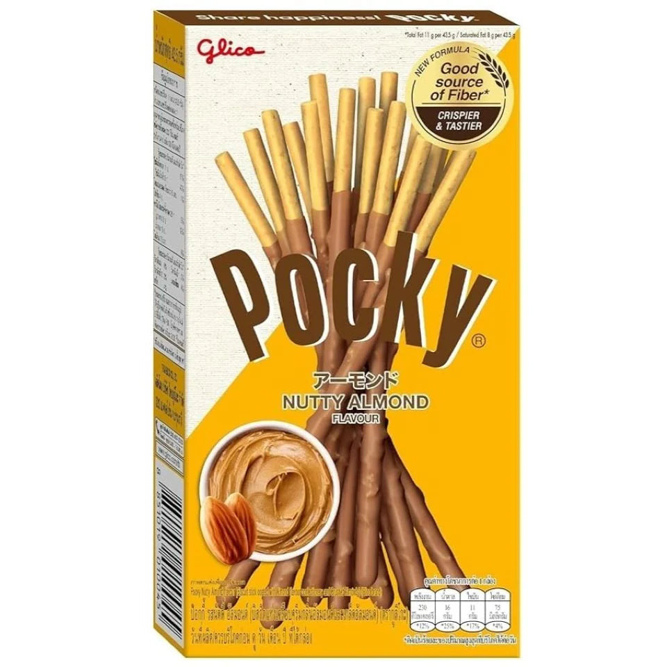 Glico Pocky Biscuit Stick Nutty Almond Flavour 39g