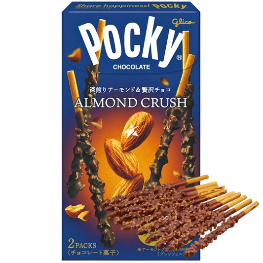 GLICO Pocky Schokoladen-Tubutubu-Mandel-Crush 55g