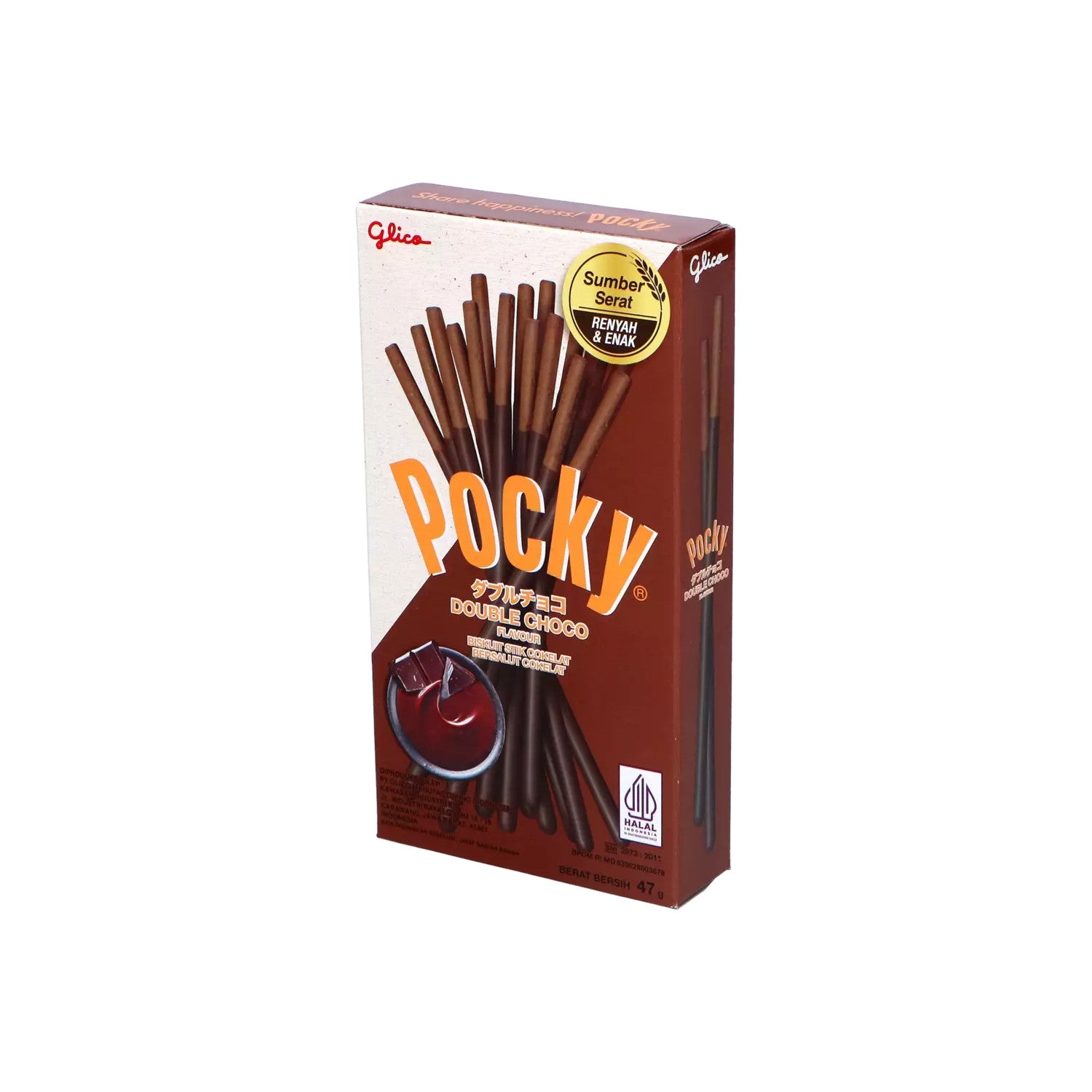 GLICO Pocky Doppelte Schokolade 47g