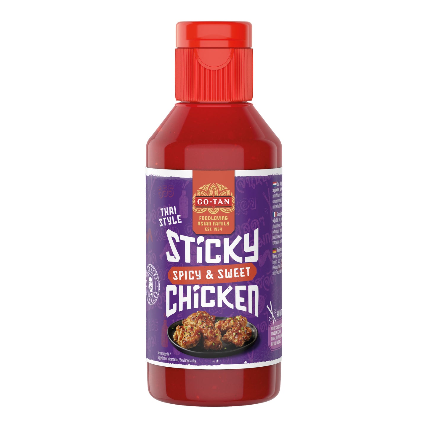 Go-tan Klebriges Hähnchen süß & scharf 220ml