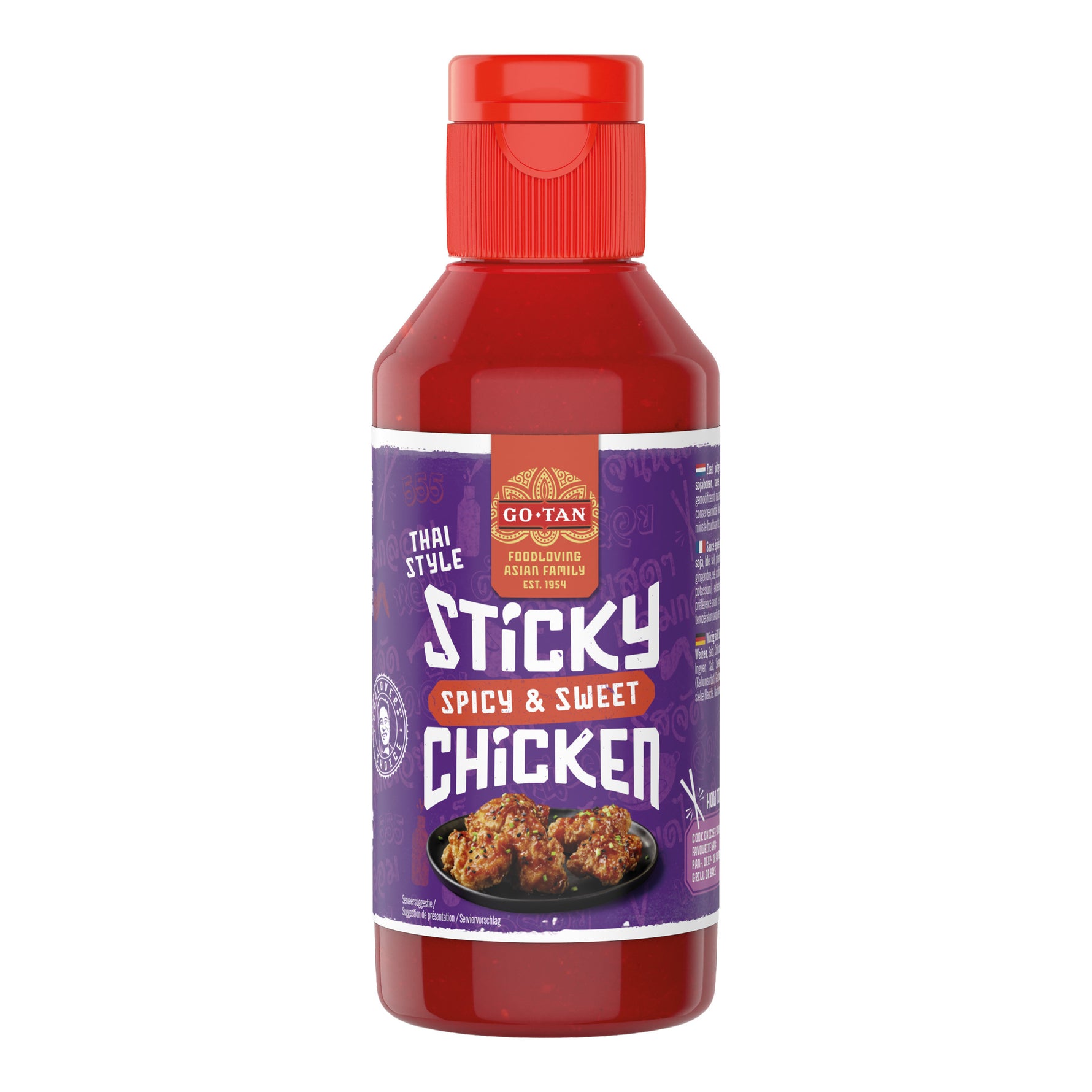Go-tan Klebriges Hähnchen süß & scharf 220ml