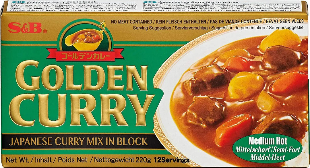 S&B Golden Curry medium scharf 220g
