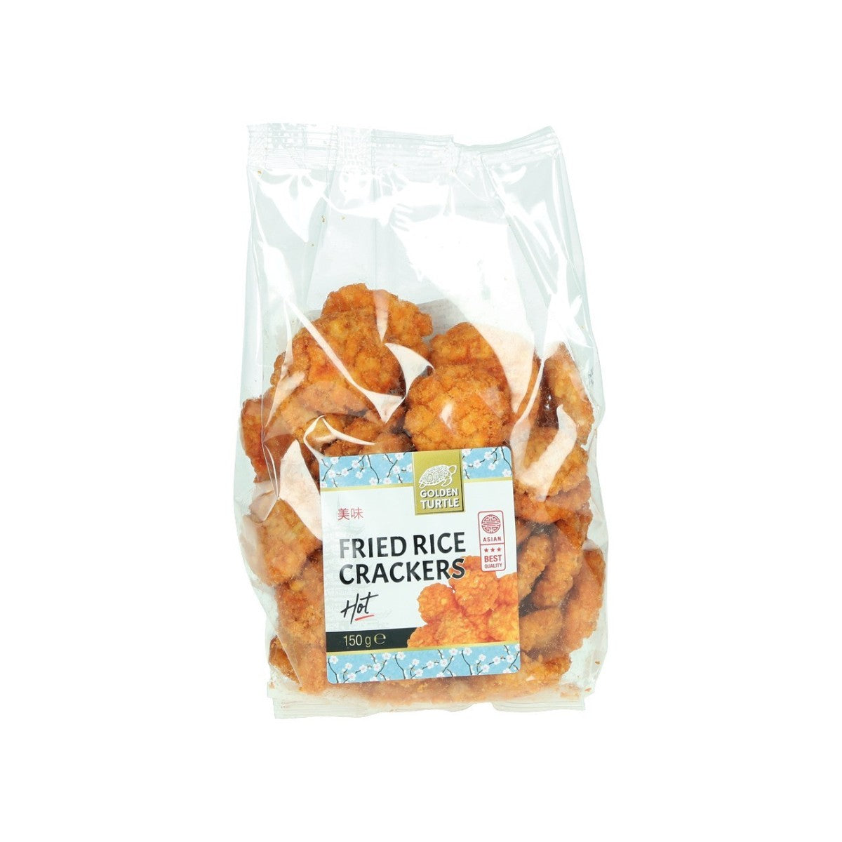 Golden Turtle Frittierte Reiscracker Hot 150g