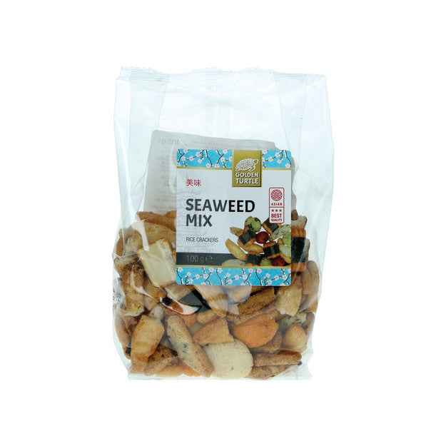 Golden Turtle Reiscrackermix mit Seetang 100g