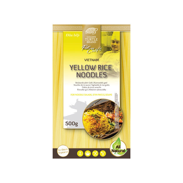 GoldenTurtleForChefs Reisbandnudeln gelb 3mm 500g