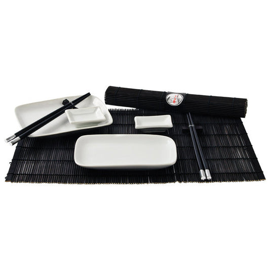 H&S Sushi Tischgeschirrset (Schwarz)