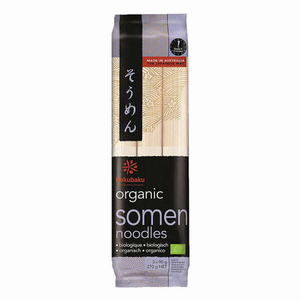 HAKUBAKU Bio Somen Nudeln 270g