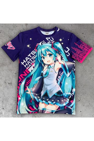 Hatsune Miku T-Shirt Expressive Vibes Größe L