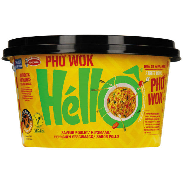 Hello Instant-Nudeln Pho Wok Huhn 76g